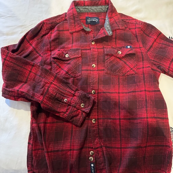 Lucky brand flannel boys size large - Picture 5 of 7